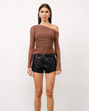 Alessia Asymmetrical Mesh Top