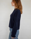 Navy Piper Henley Pullover