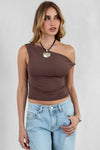 Burgundy Jaime Twist Top