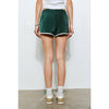 Green Parker Striped Track Shorts
