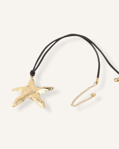 Swirl Starfish Pendant Necklace
