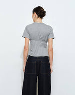 Noemi Ruched Wrap Tee