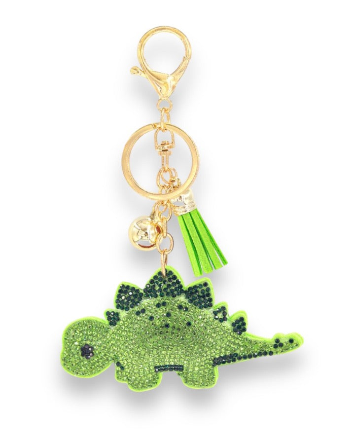 Sparkle Stegosaurus Keychain/Bag Charm