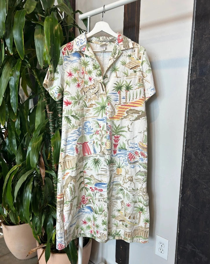 Vintage Vacation Maxi Dress