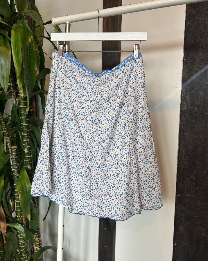 Vintage Blue Daisy Skirt
