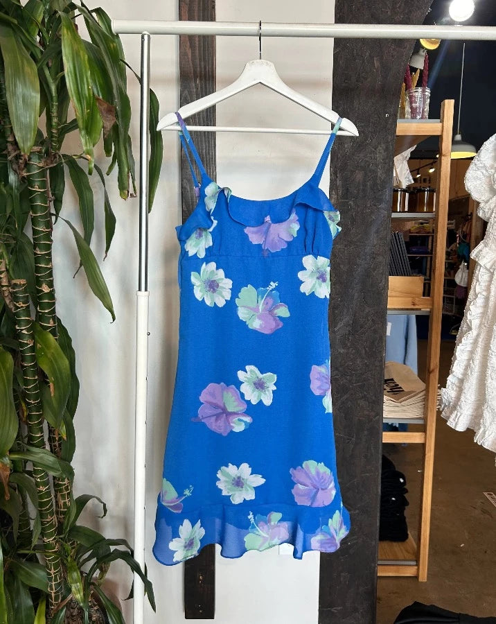 Vintage Floral Mini Dress