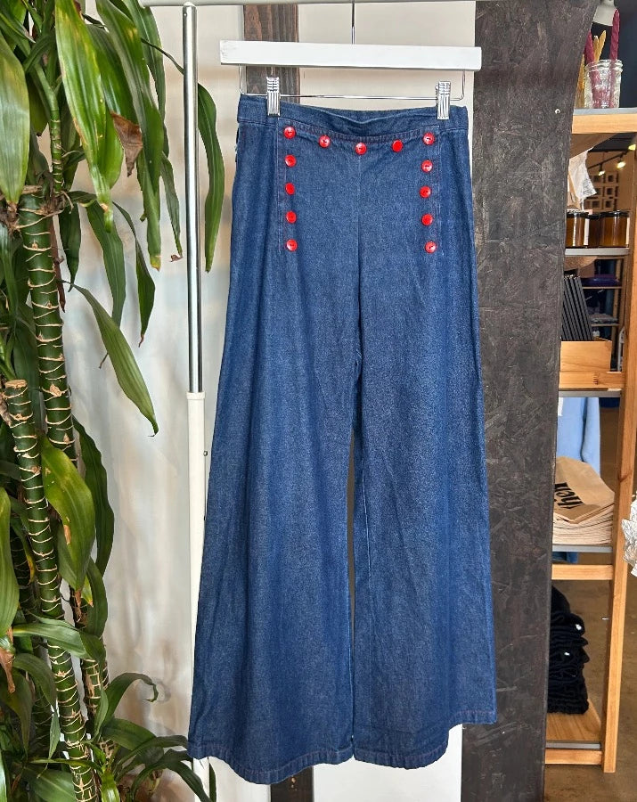 Vintage Sailor Denim Pants