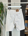 Vintage White Denim Shorts