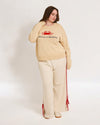 Vanilla Bow Side Track Pants