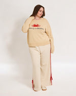Vanilla Bow Side Track Pants