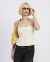 Ivory Summer Sequin Top
