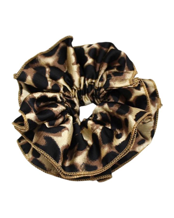 Jumbo Leopard Scrunchie
