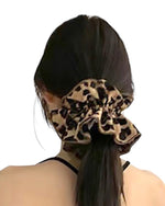 Jumbo Leopard Scrunchie