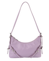 Lavender Buckle Shoulder Bag