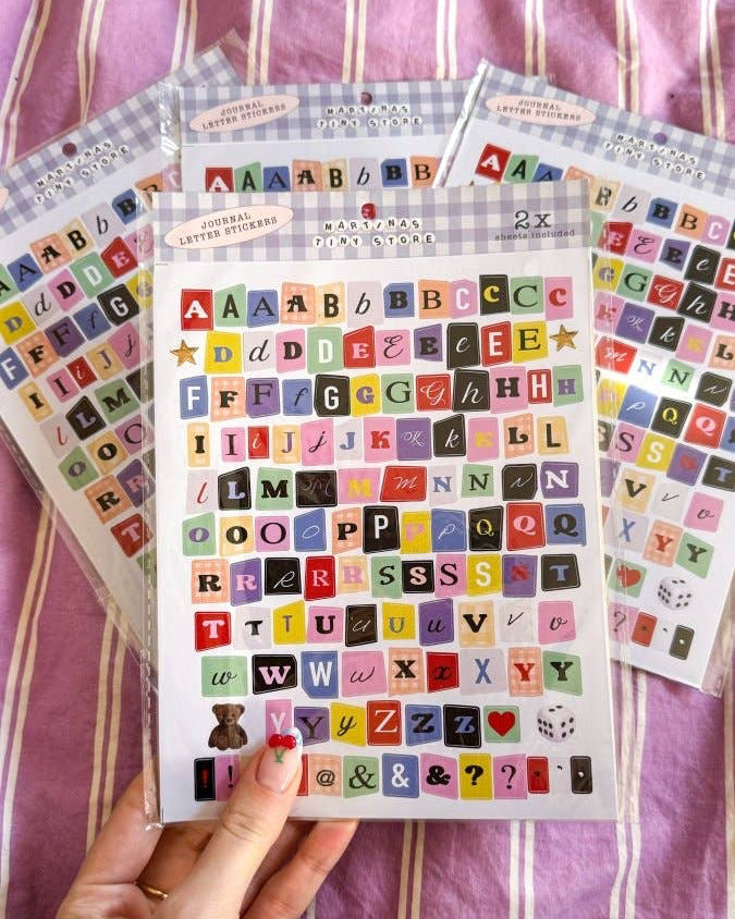 Sticker Y Lettr Letter Stickers! – And Then LB
