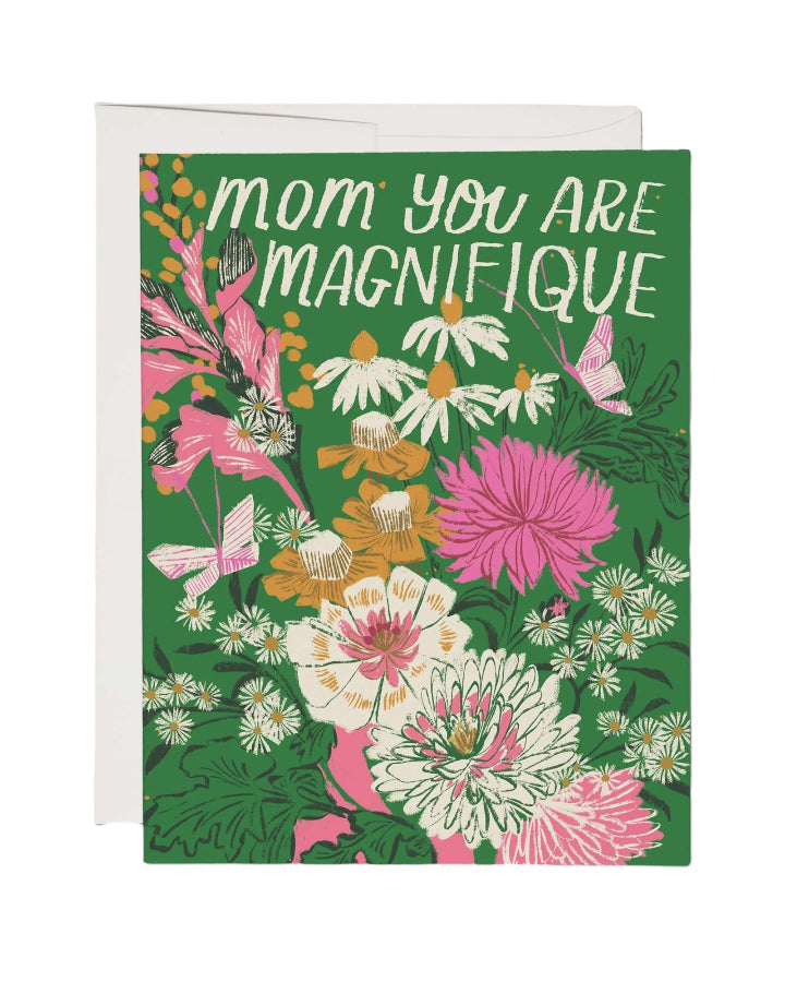 Magnifique Mom Greeting Card