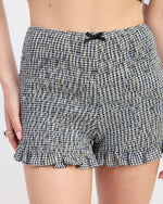 Navy Gingham Smocked Bloomers