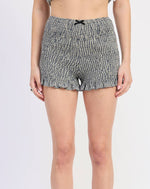 Navy Gingham Smocked Bloomers