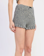 Navy Gingham Smocked Bloomers