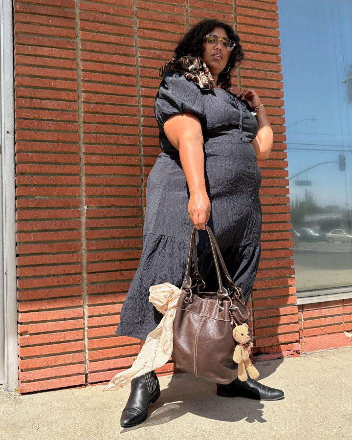 black textured midi dress Buy Friends Like These Black Textured Jersey V-Neck Midi Dress from Next USA