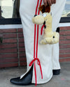 Vanilla Bow Side Track Pants