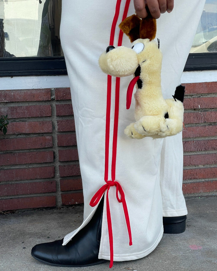 Vanilla Bow Side Track Pants