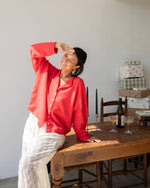 Red Piper Cardigan
