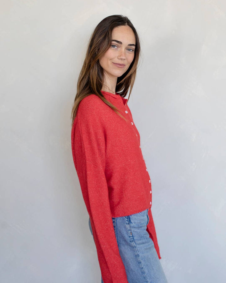 Red Piper Cardigan