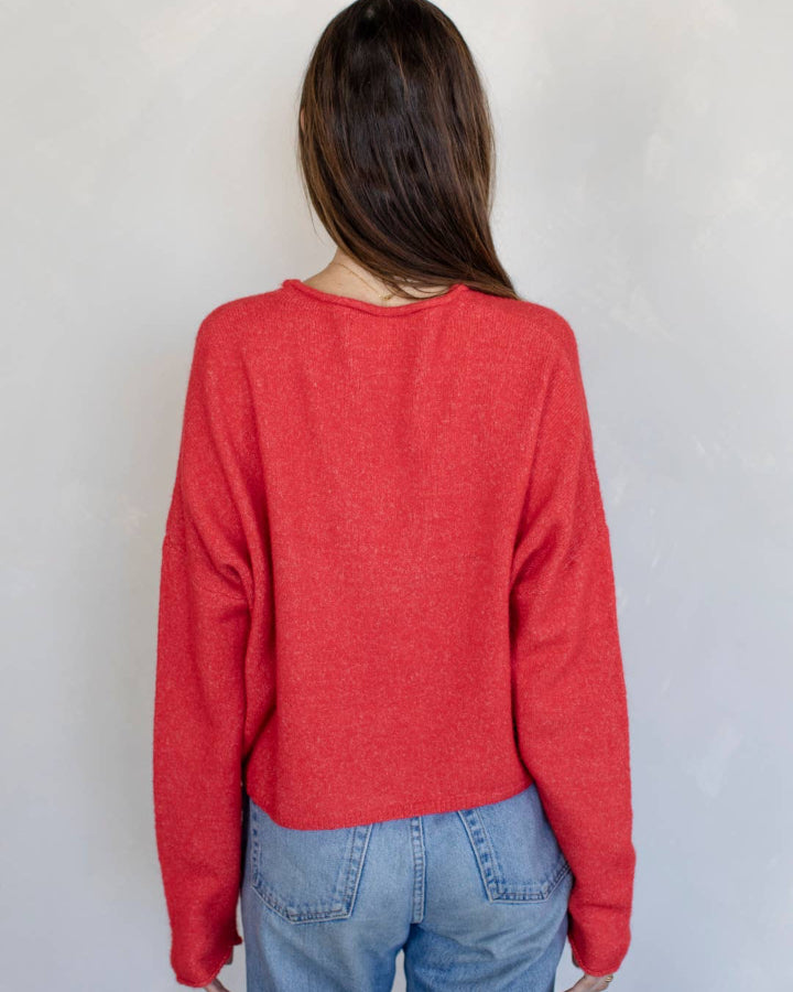 Red Piper Cardigan