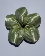 Satin Flower Scrunchie