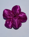 Satin Flower Scrunchie