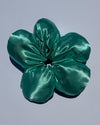 Satin Flower Scrunchie