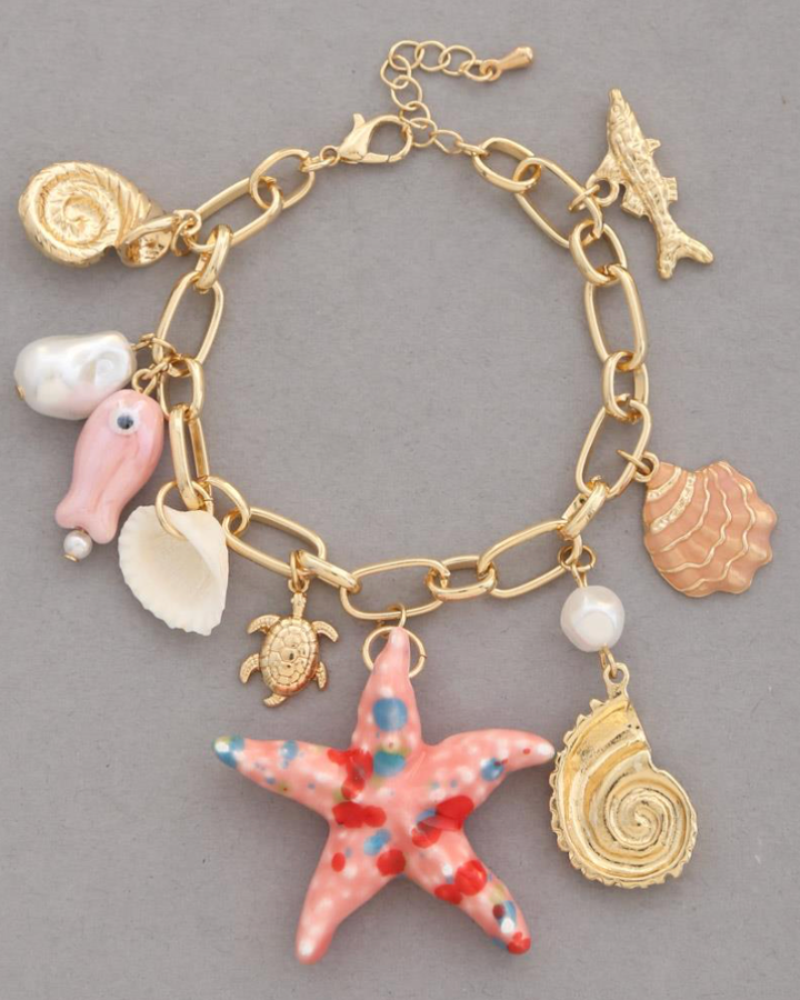 Starfish Charm Bracelet