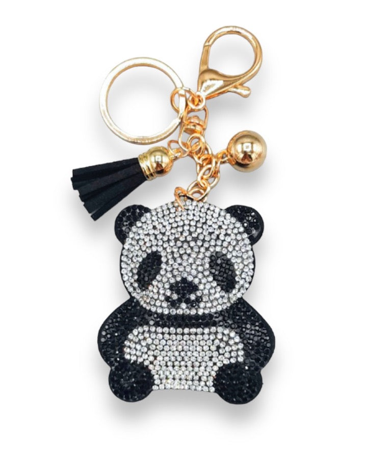 Sparkle Panda Keychain/Bag Charm