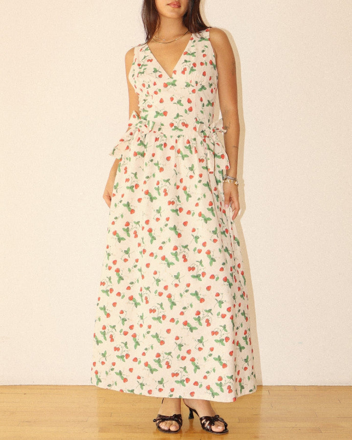 strawberry maxi dress Strawberry Picking Maxi Dress