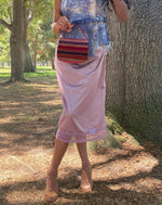 Vintage Blush Slip Skirt