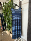 Vintage Blue Floral Tank Dress