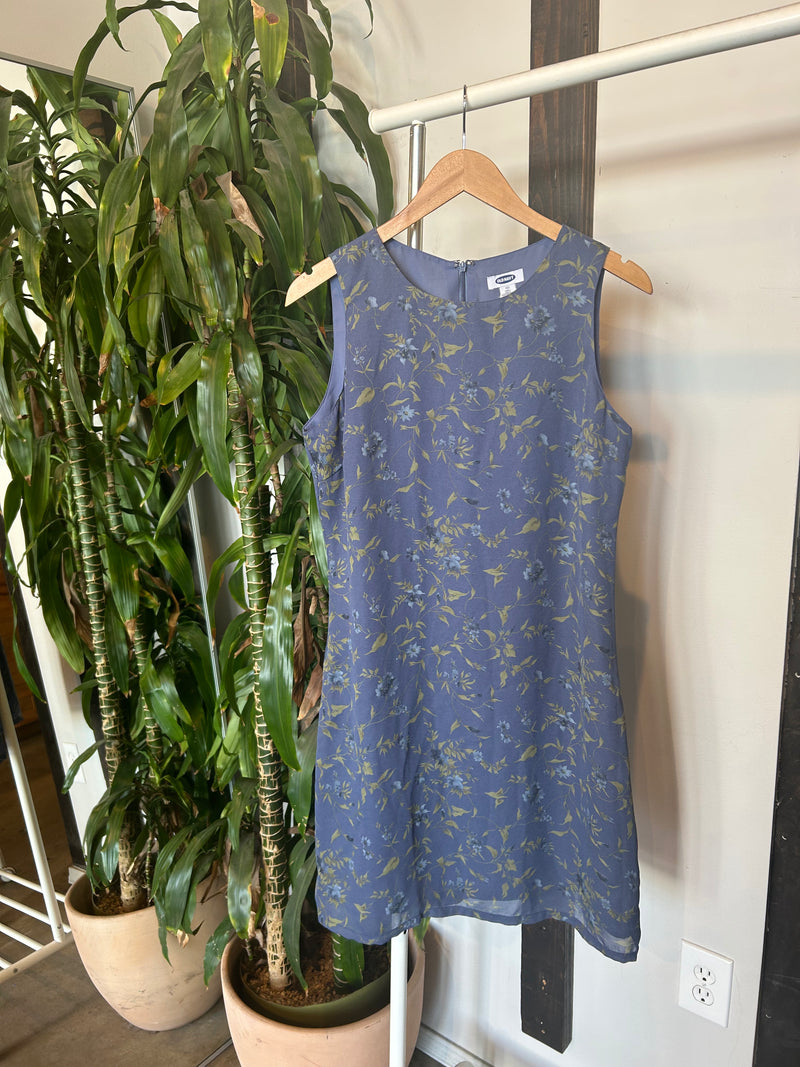 Vintage Old Navy Floral Tank Dress And Then LB