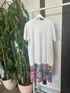 Vintage Hand Embroidered Picnic T-Shirt Dress