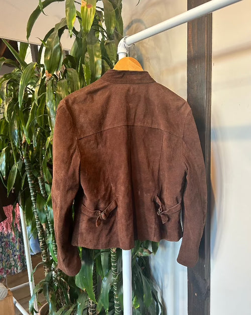 Vintage Suede Steampunk Jakcet