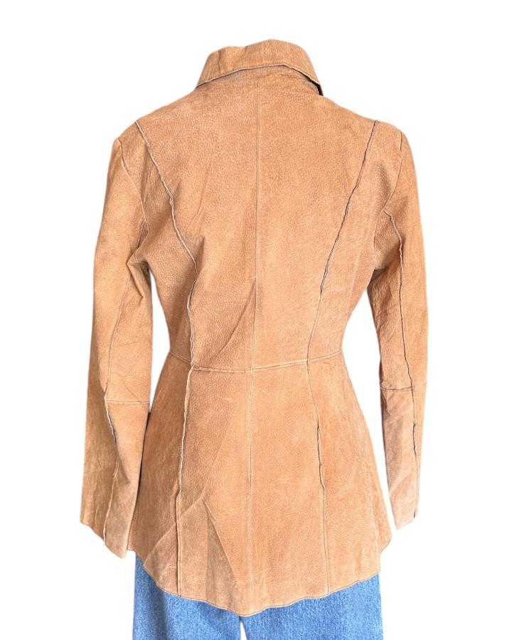 Caramel suede jacket online