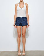 Elara Ruffle Trim Halter Top