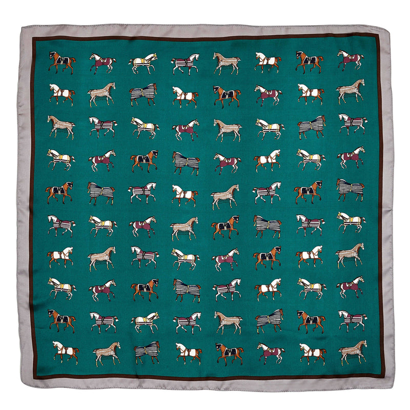 Green Horse Scarf