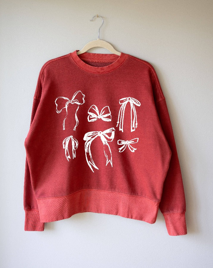 Holiday Bows Crewneck