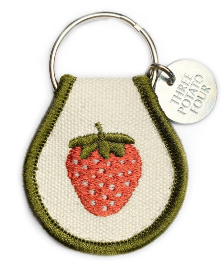 Patch Keychain - Strawberry