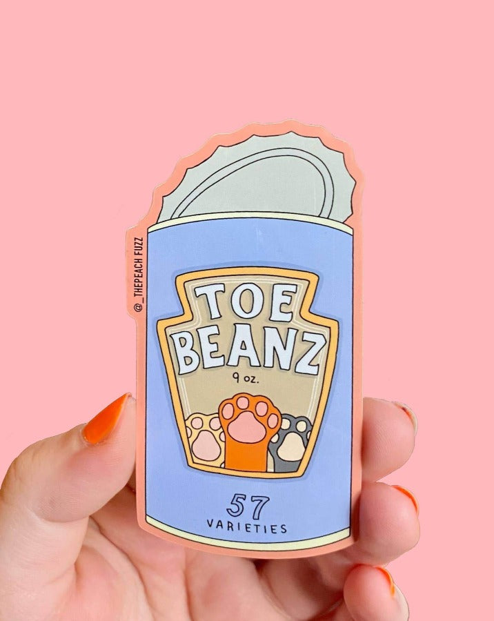 Toe Beans Sticker