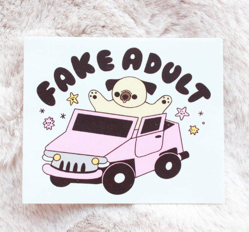 Fake Adult Sticker