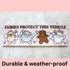 Fairies Protect This Vehicle Bumper Sticker