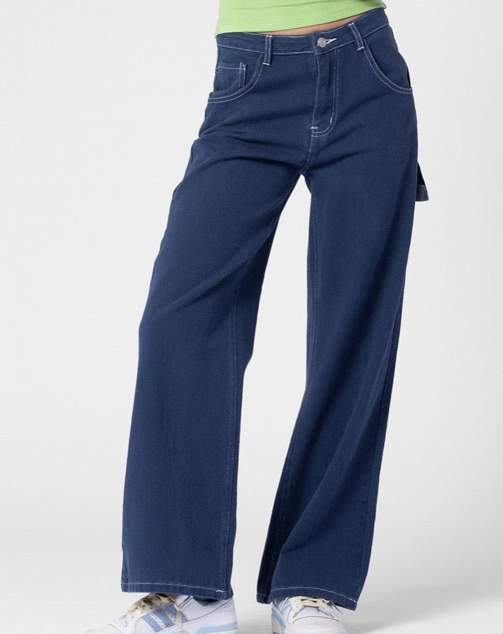 Indigo Cargo Pant