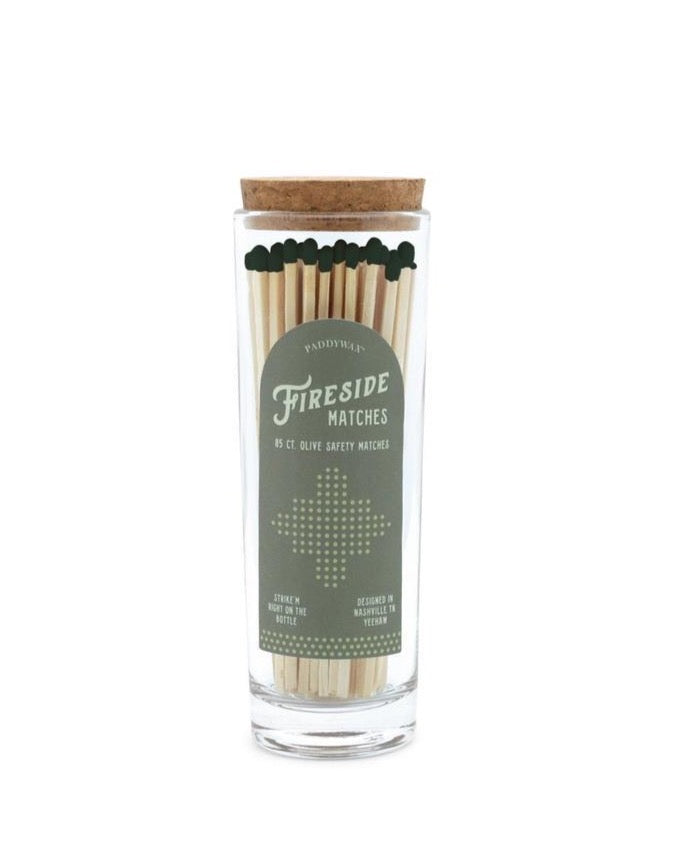 Green Tall Fireside Matches